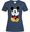 Жіноча футболка Cute Mickey Mouse Темно-синій фото