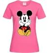Жіноча футболка Cute Mickey Mouse Яскраво-рожевий фото