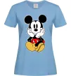 Жіноча футболка Cute Mickey Mouse Блакитний фото