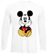 Лонгслів Cute Mickey Mouse Білий фото