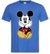 Чоловіча футболка Cute Mickey Mouse Яскраво-синій фото