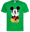 Чоловіча футболка Cute Mickey Mouse Зелений фото