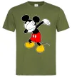 Чоловіча футболка Міккі Маус деб Оливковий фото