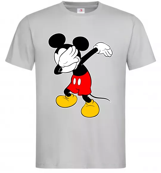 Чоловіча футболка Міккі Маус деб Сірий фото