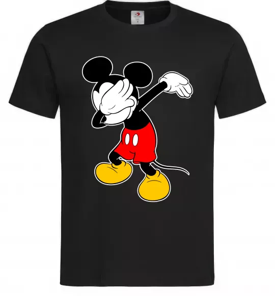 Чоловіча футболка Міккі Маус деб Чорний фото