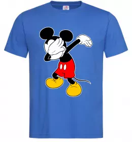 Чоловіча футболка Міккі Маус деб Яскраво-синій фото