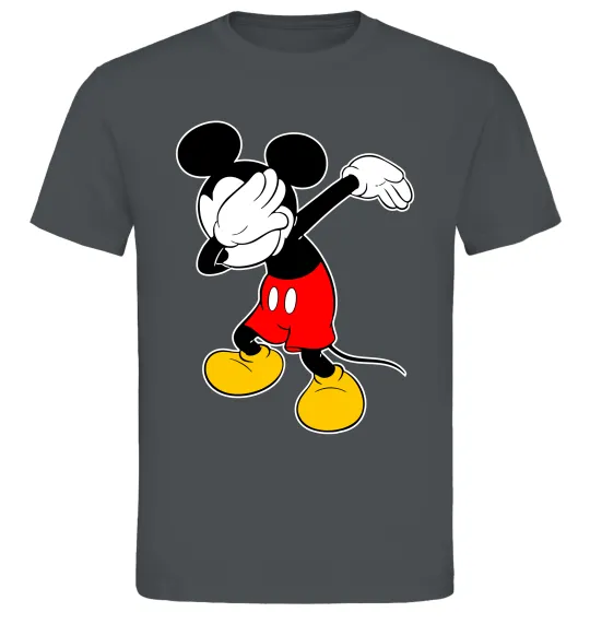 Чоловіча футболка Міккі Маус деб Графіт фото