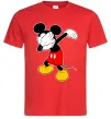 Чоловіча футболка Міккі Маус деб Червоний фото