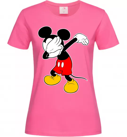 Жіноча футболка Міккі Маус деб Яскраво-рожевий фото