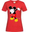 Жіноча футболка Міккі Маус деб Червоний фото
