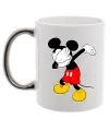 Чашка з кольоровою ручкою Міккі Маус деб Срібло фото