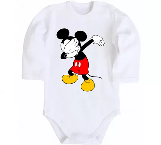 Детский боди Міккі Маус деб Белый фото
