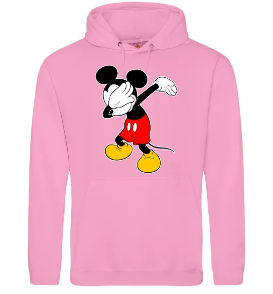 Чоловіча толстовка (худі) Міккі Маус деб Рожевий фото