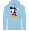 Чоловіча толстовка (худі) Міккі Маус деб Блакитний фото