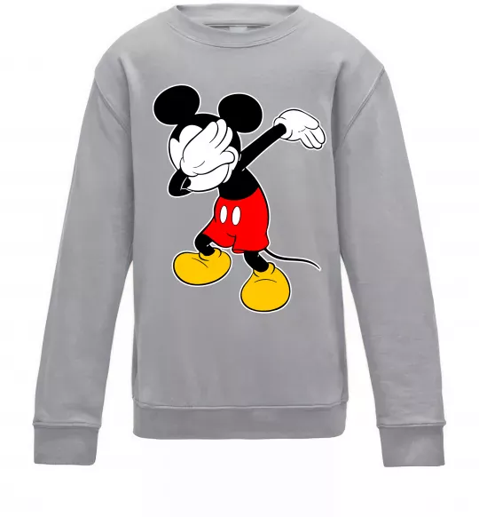 Дитячий світшот Міккі Маус деб Сірий меланж фото