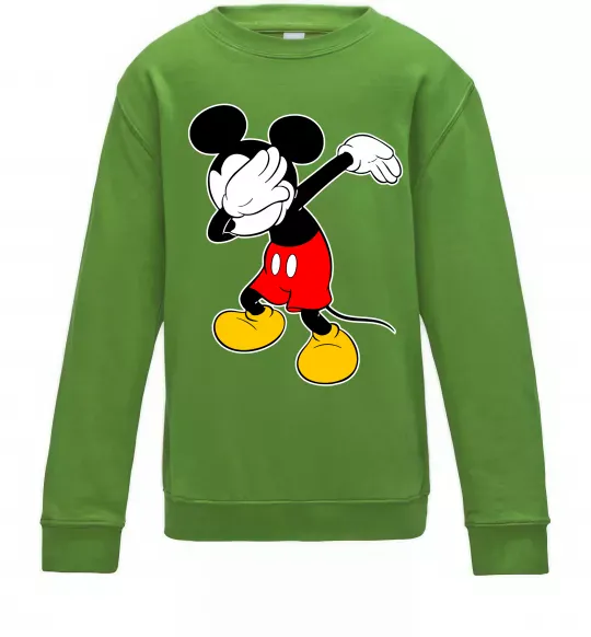 Дитячий світшот Міккі Маус деб Лаймовий фото