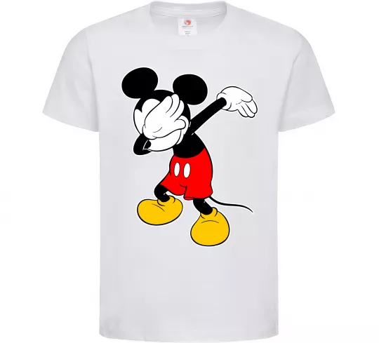 Детская футболка Міккі Маус деб Белый фото