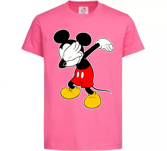 Детская футболка Міккі Маус деб Ярко-розовый фото