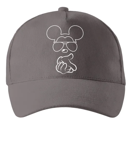 Кепка Mickey deal with it Серый фото