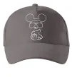 Кепка Mickey deal with it Серый фото