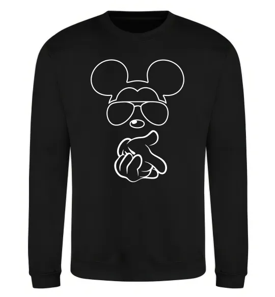 Свитшот Mickey deal with it Черный фото