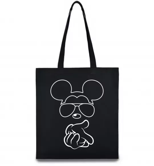 Эко-сумка Mickey deal with it Черный фото