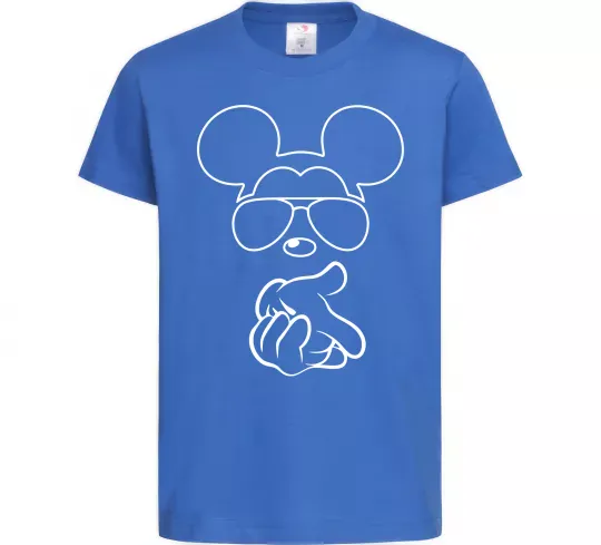 Детская футболка Mickey deal with it Ярко-синий фото