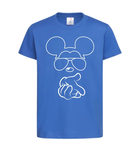 Детская футболка Mickey deal with it Ярко-синий фото