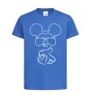 Детская футболка Mickey deal with it Ярко-синий фото