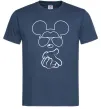 Чоловіча футболка Mickey deal with it Темно-синій фото
