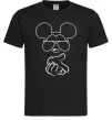 Чоловіча футболка Mickey deal with it Чорний фото