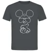 Чоловіча футболка Mickey deal with it Графіт фото