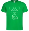 Чоловіча футболка Mickey deal with it Зелений фото