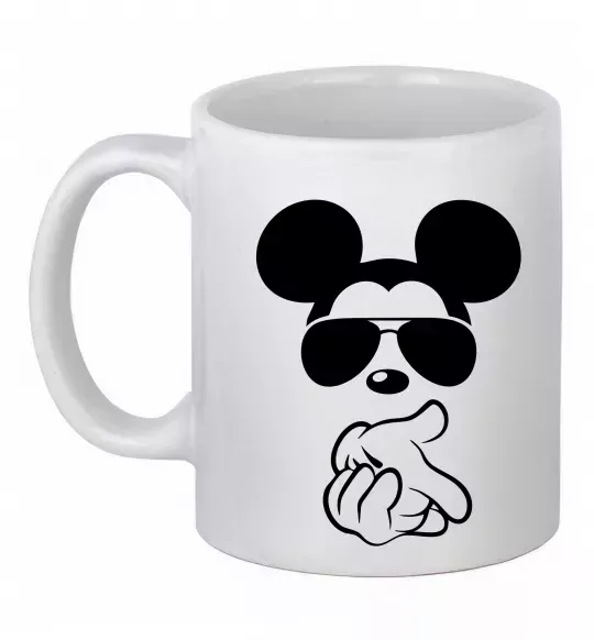 Чашка керамічна Mickey deal with it Білий фото