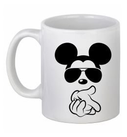 Чашка керамічна Mickey deal with it