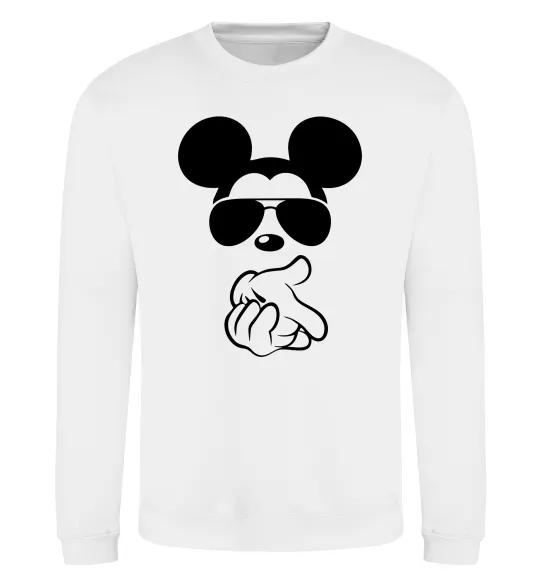 Свитшот Mickey deal with it Белый фото