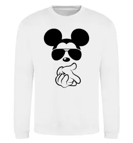Свитшот Mickey deal with it Белый фото