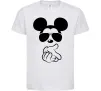 Детская футболка Mickey deal with it Белый фото