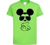 Детская футболка Mickey deal with it Лаймовый фото
