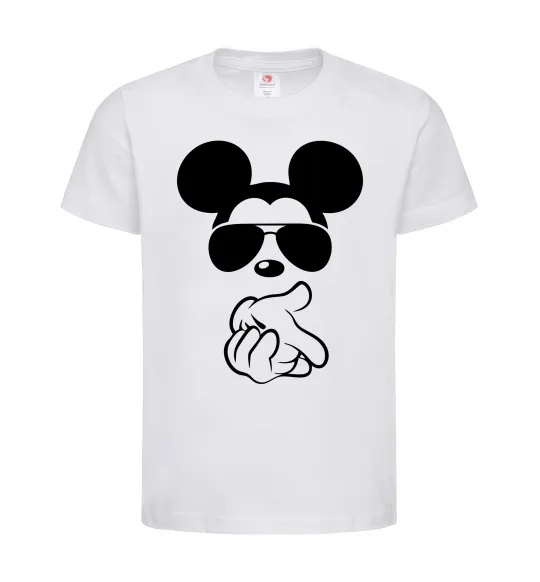 Детская футболка Mickey deal with it Белый фото