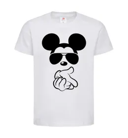 Детская футболка Mickey deal with it Белый фото