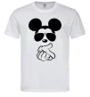 Чоловіча футболка Mickey deal with it Білий фото