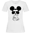 Жіноча футболка Mickey deal with it Білий фото