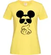 Жіноча футболка Mickey deal with it Лимонний фото