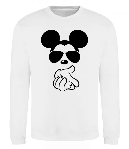 Свитшот Mickey deal with it Белый фото