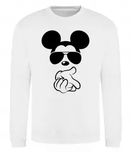 Свитшот Міккі Маус закоханий Серый меланж фото