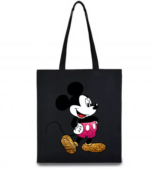Еко-сумка Mickey Mouse sparkles Чорний фото