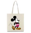 Еко-сумка Mickey Mouse sparkles Бежевий фото