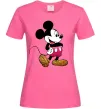Жіноча футболка Mickey Mouse sparkles Яскраво-рожевий фото