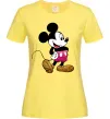 Жіноча футболка Mickey Mouse sparkles Лимонний фото